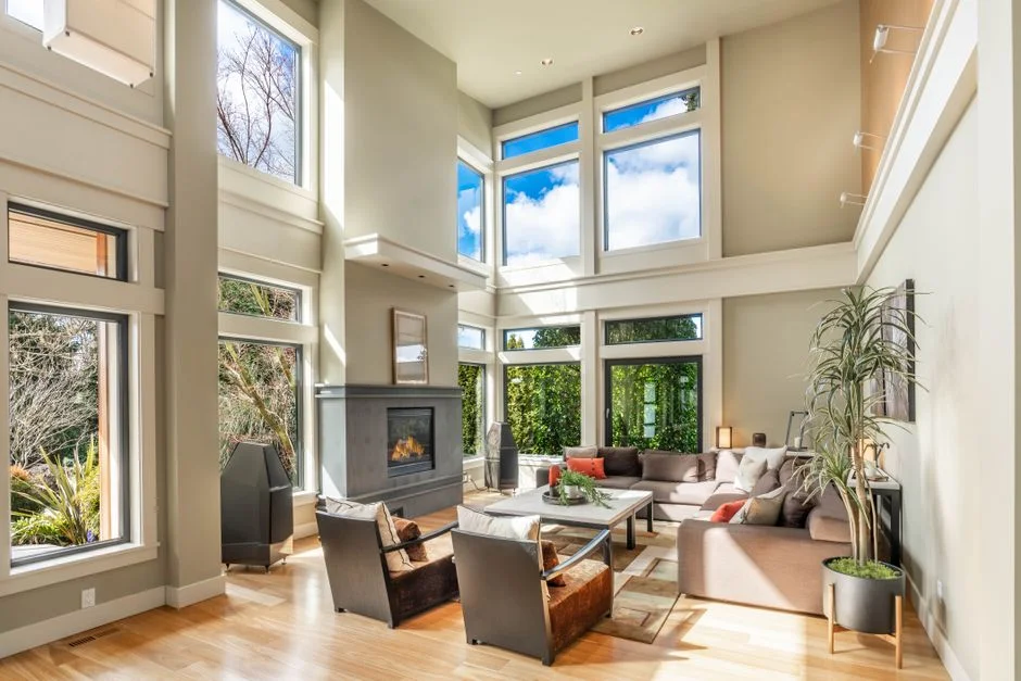 Handcrafted solid wood furniture in a sunlit room