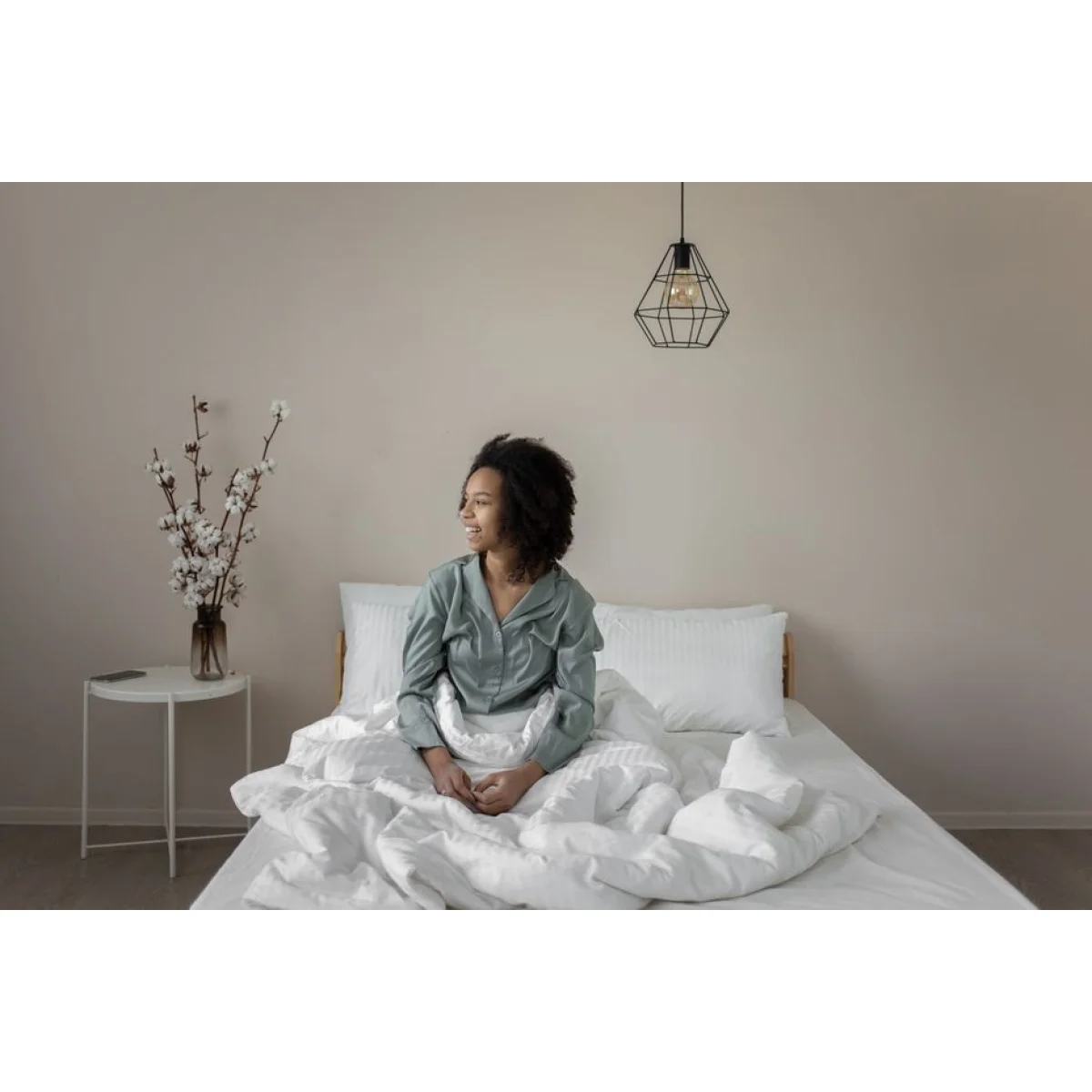 White Ash Bedside Pedestal